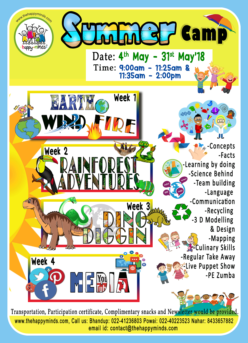 Summer Camp Hmi 2018 Happy Minds International